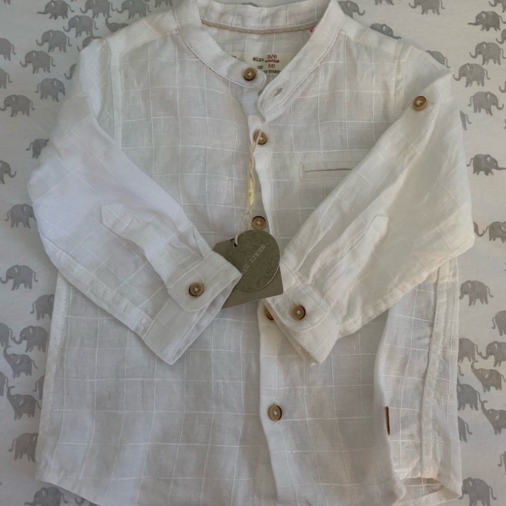 Zara Linen Shirt Baby Boy